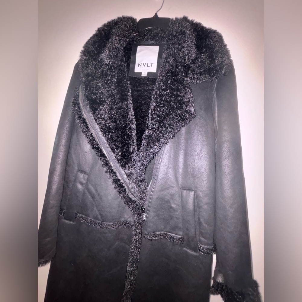 NVLT Women's Charcoal Teddy Jacket